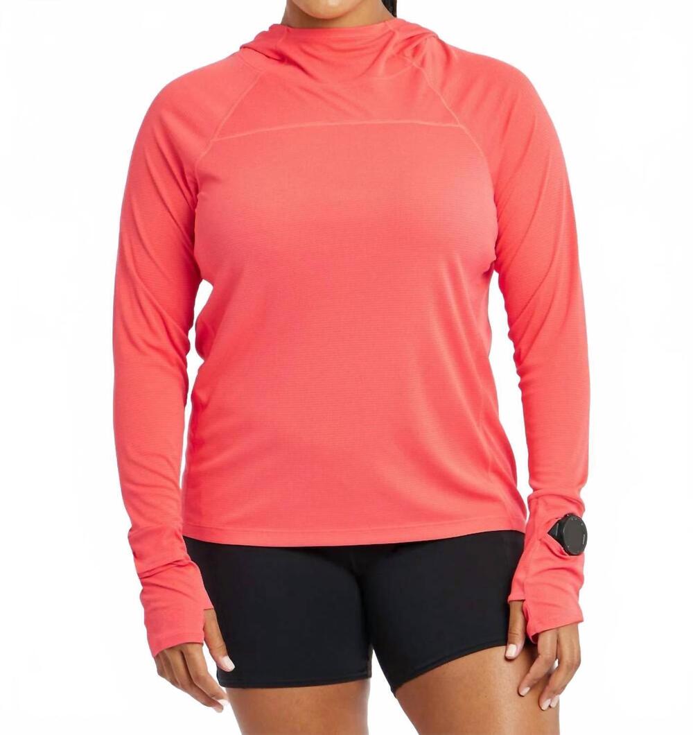 NEW OISELLE women's flyout chill hoodie in alpenglow
